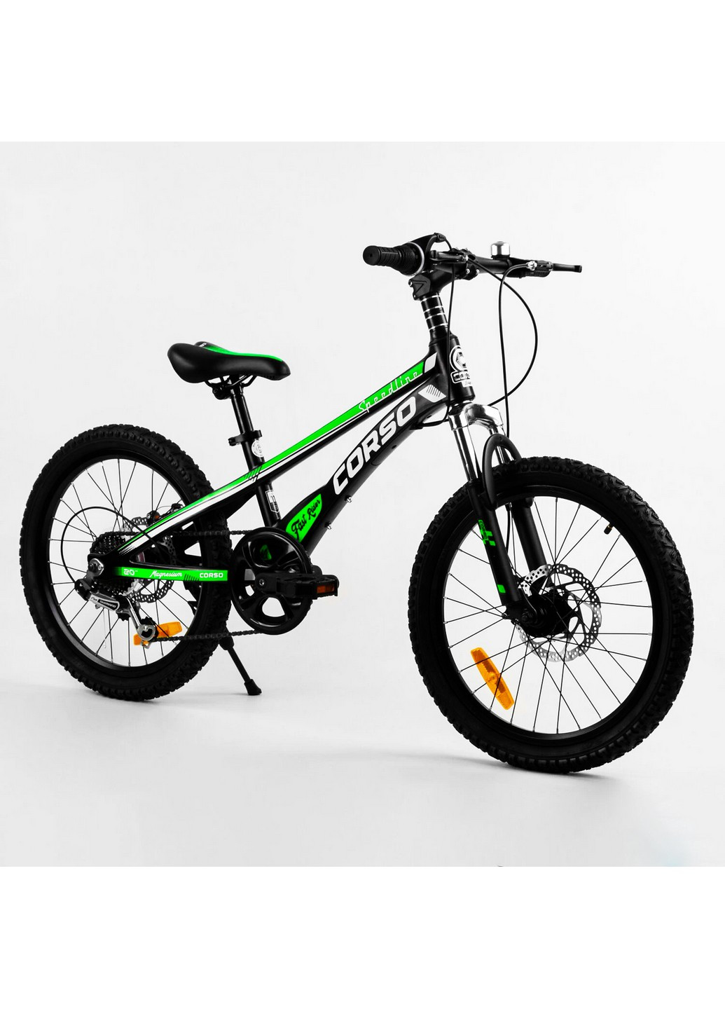 Дитячий спортивний велосипед 20'', "Speedline" магнієва рама, дискові гальма 20 дюймів Corso (259091103)
