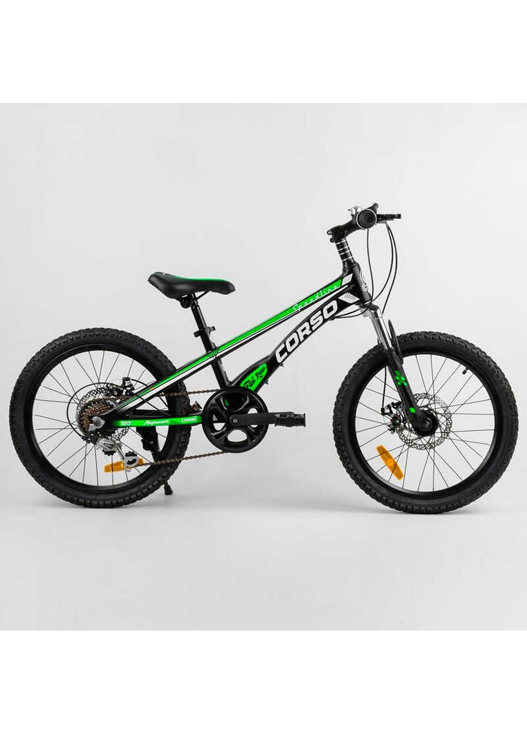 Детский спортивный велосипед 20’’, «Speedline» магниевая рама, дисковые тормоза 20 дюймов Corso (259091103)