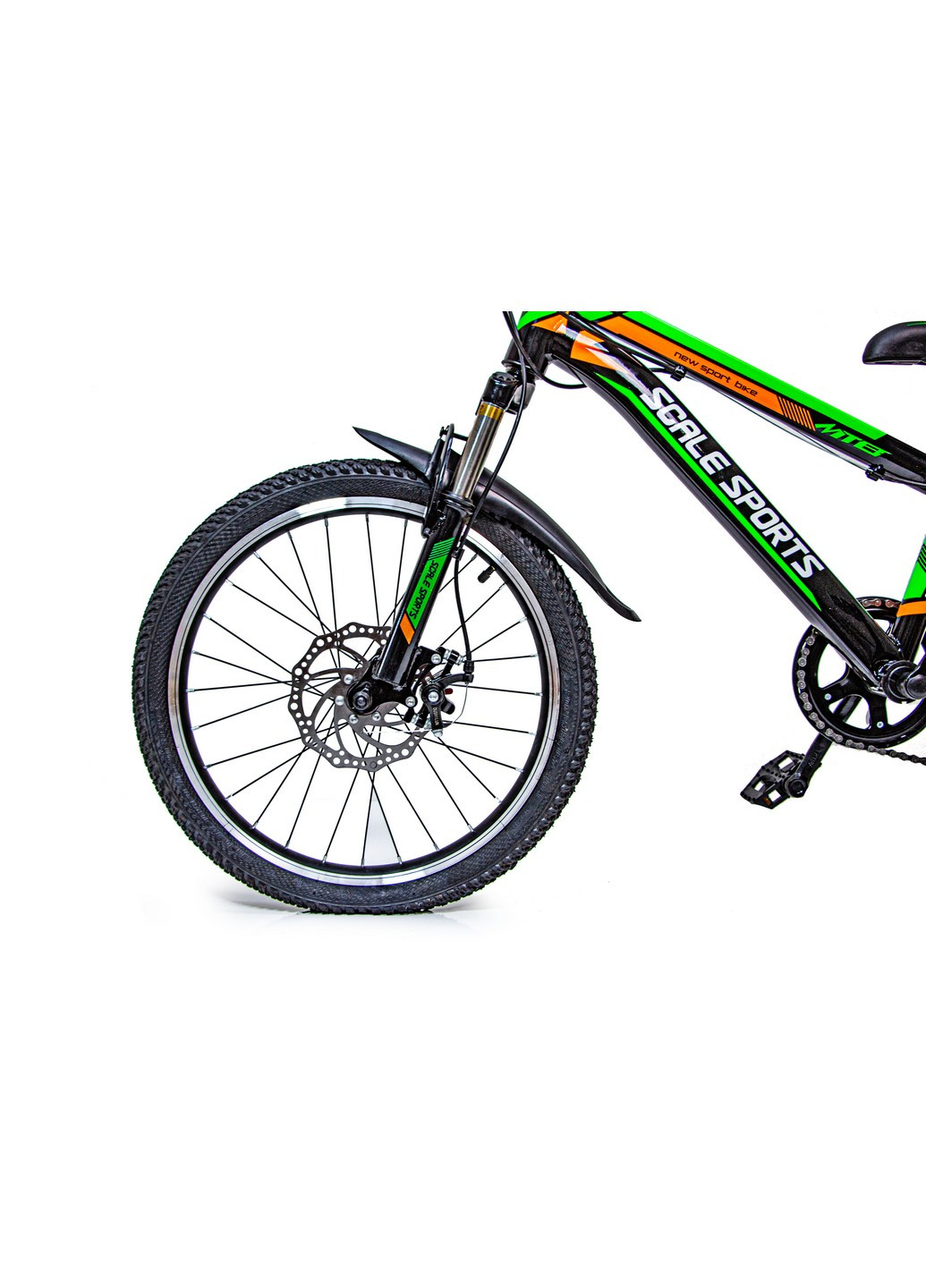 Детский велосипед 20", дисковые тормоза, амортизатор 20 дюймов Scale Sports (259093017)