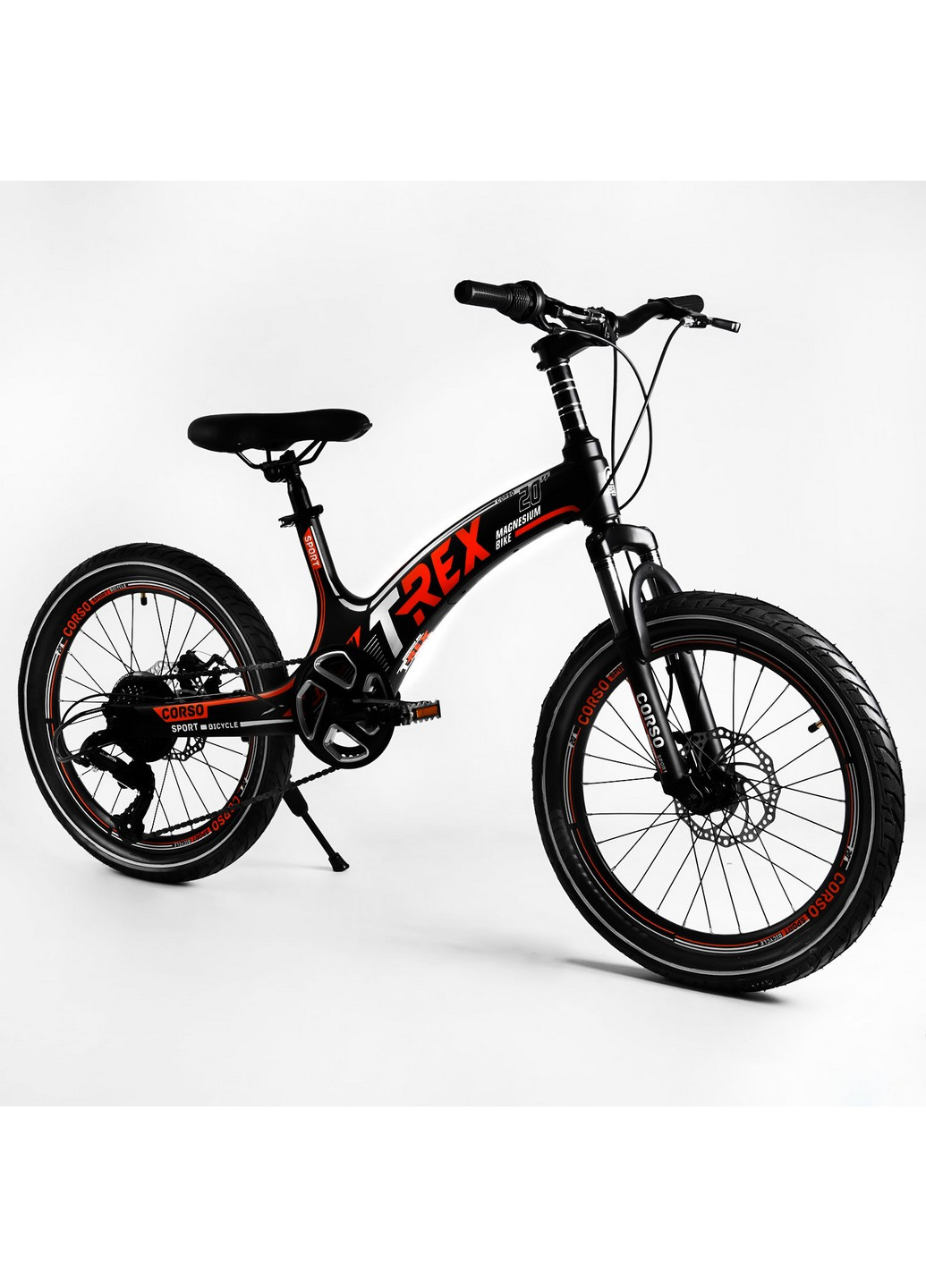 Детский спортивный велосипед 20’’, «T-REX» магниевая рама, дисковые тормоза 20 дюймов Corso (259092210)