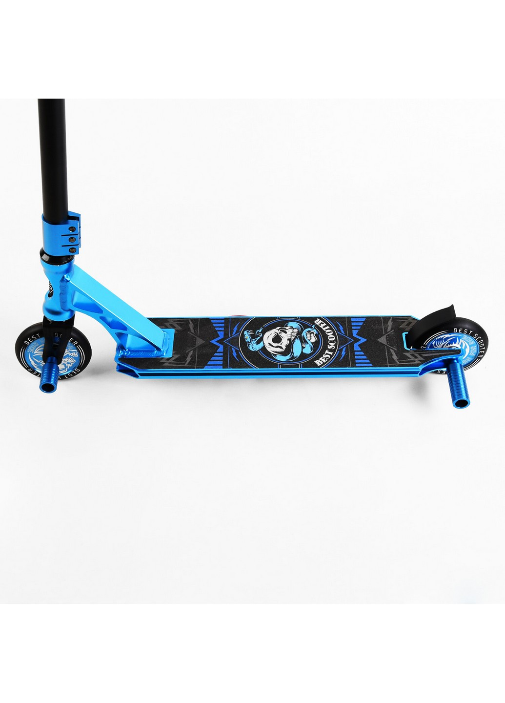 Самокат трюковый "Skull and Snake" HIC-система, пеги, алюминиевый диск и дека 60х85 см Best Scooter (259092957)