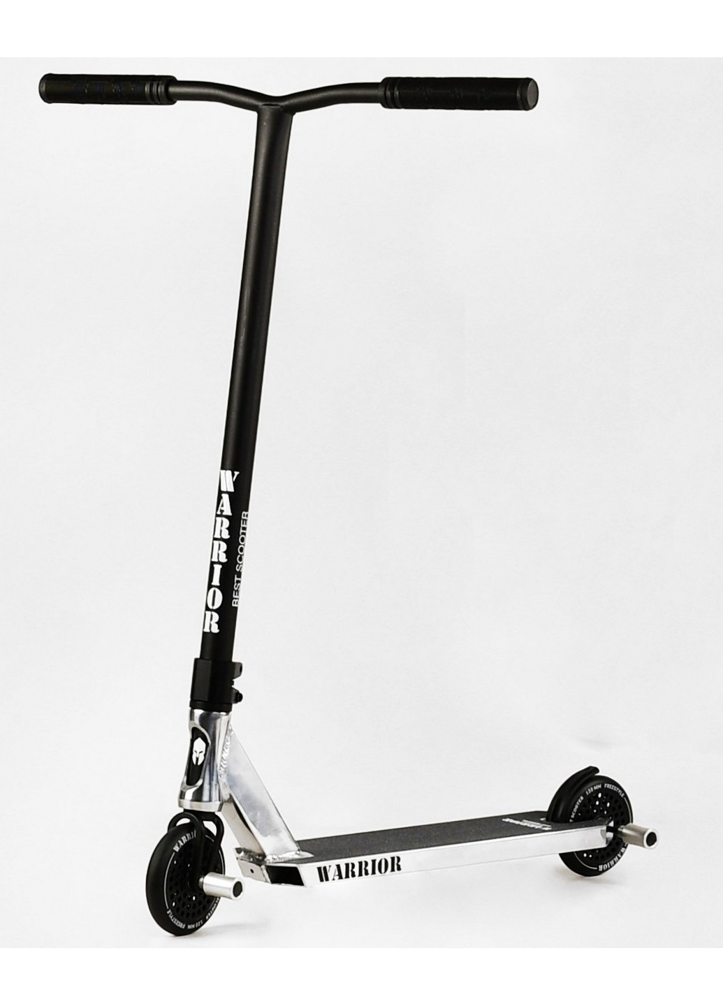 Самокат трюковый "Warrior" HIC-система, пеги, алюминиевый диск и дека, колёса PU 52х12х85 см Best Scooter (259093729)