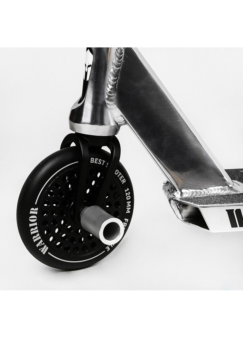 Самокат трюковый "Warrior" HIC-система, пеги, алюминиевый диск и дека, колёса PU 52х12х85 см Best Scooter (259093729)