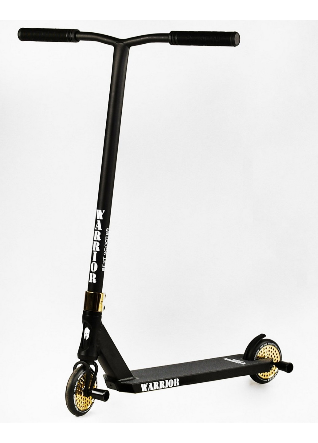 Самокат трюковый "Warrior" HIC-система, пеги, алюминиевый диск и дека, колёса PU 52х12х85 см Best Scooter (259091200)