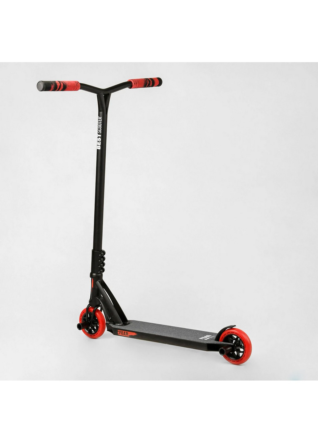 Самокат трюковый "FEAR" SCS система, пеги, алюминиевый диск и дека, колёса PU 53х12х85 см Best Scooter (259091922)