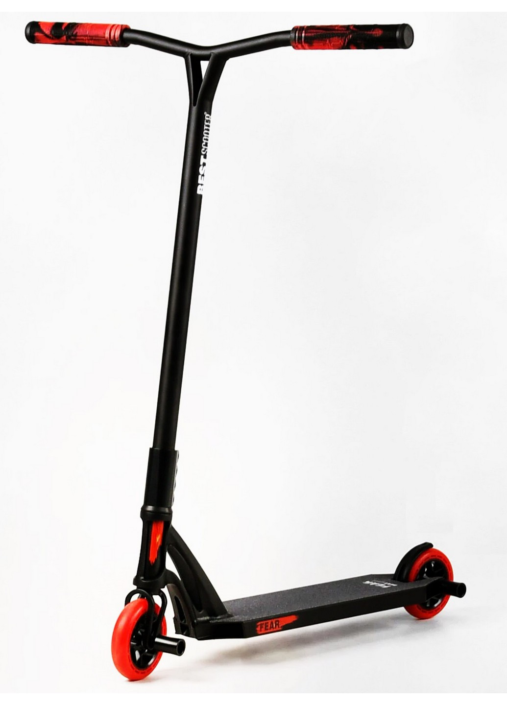 Самокат трюковый "FEAR" SCS система, пеги, алюминиевый диск и дека, колёса PU 53х12х85 см Best Scooter (259091922)