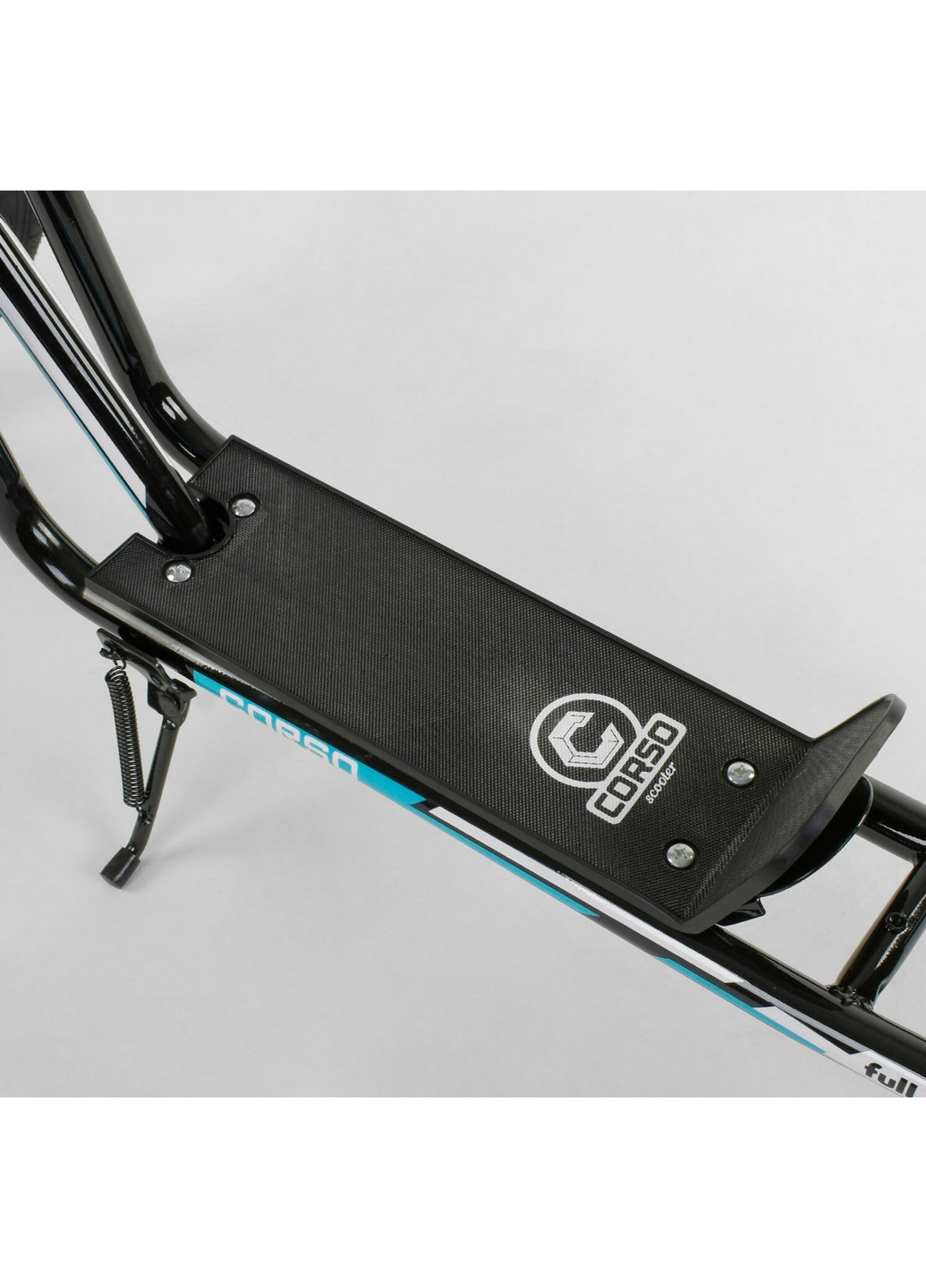 Самокат детский надувные колеса переднее 16", заднее 12", ручной передний тормоз 104х15,5х52 см Corso (259092178)