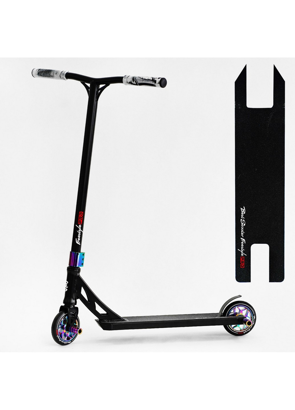 Самокат трюковый "Freestyle Pro" HIC-система, пеги, алюминиевый диск и дека, колёса PU 58х89 см Best Scooter (259091884)