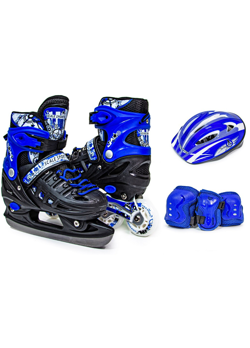 Комплект ролики-ковзани із захистом 2in1 29-32 Scale Sports (259092003)