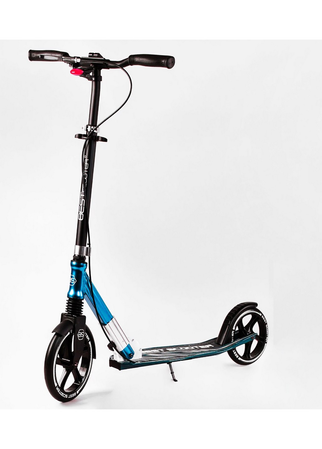 Двухколесный складной самокат, фонарик, амортизатор От 3 до 16 лет Best Scooter (259092935)