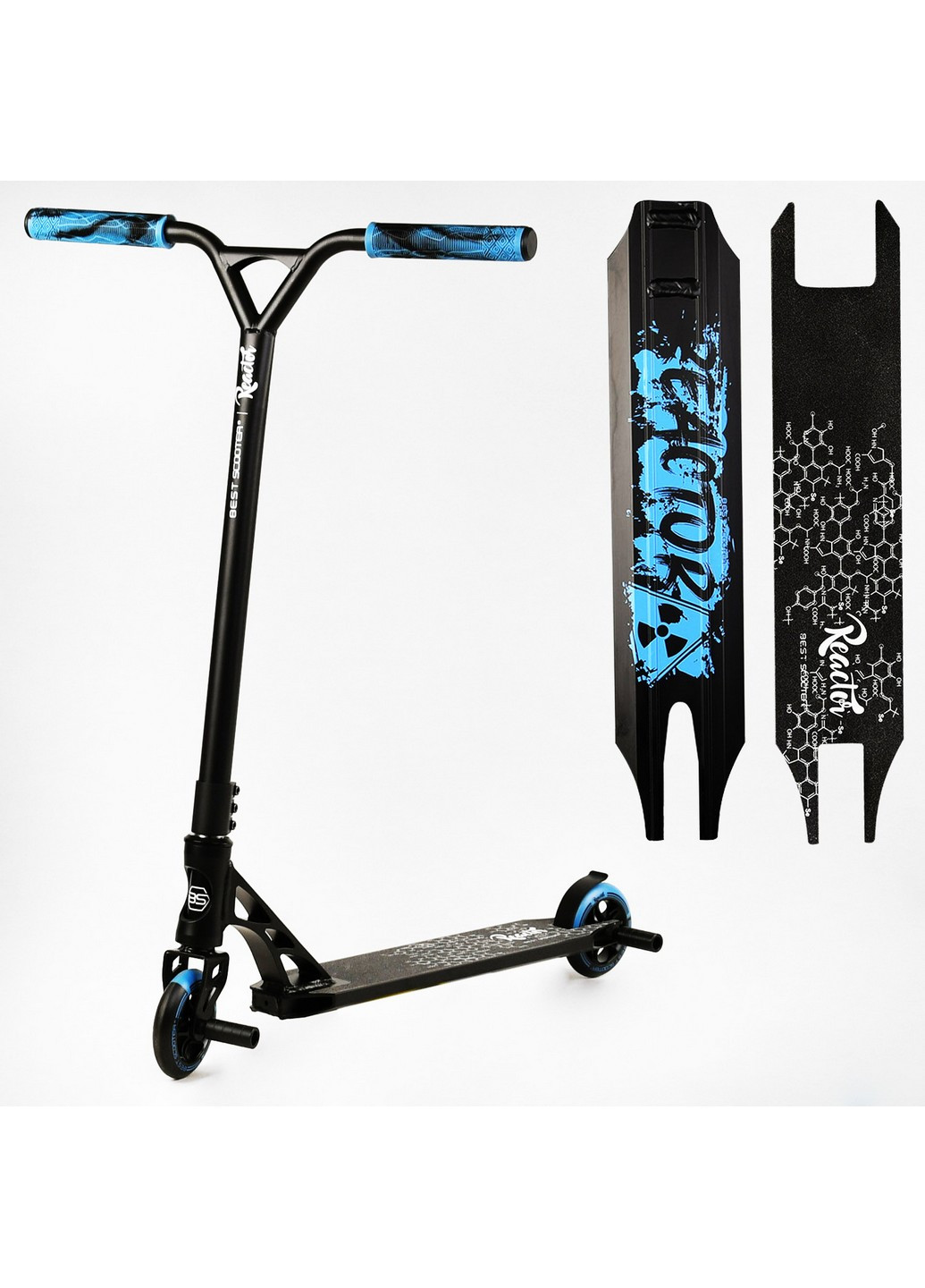 Самокат трюковый "Reactor" HIC-система, пеги, алюминиевый диск и дека, колёса PU 55х85 см Best Scooter (259091902)