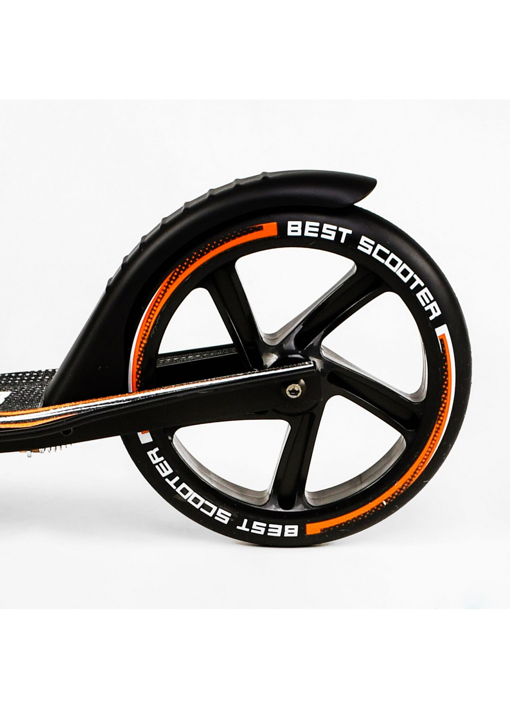 Двухколесный складной самокат, фонарик, амортизатор От 3 до 16 лет Best Scooter (259091919)