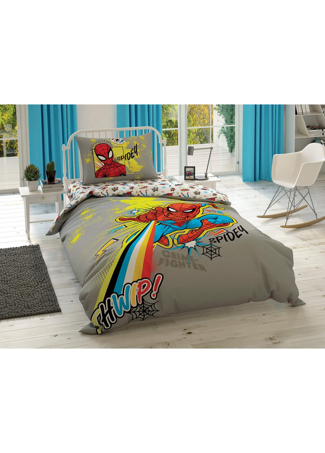 Комплект постільної білизни Disney Spiderman Power Tac (259091672)
