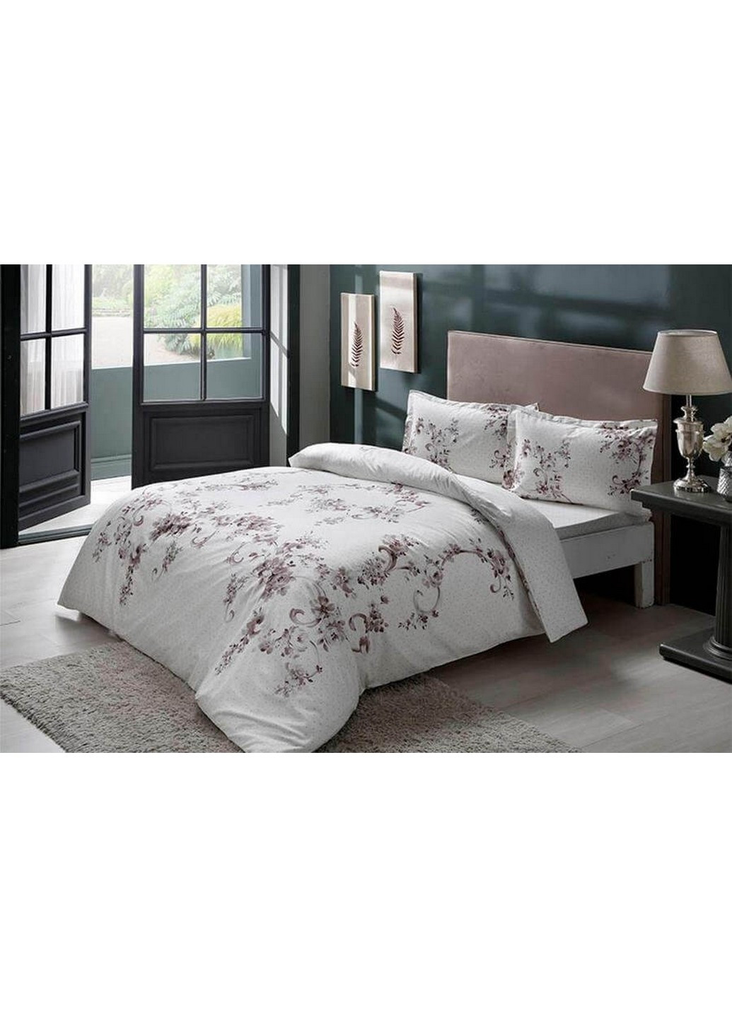 Комплект постельного белья Liara Grey Евро Tac (259090762)