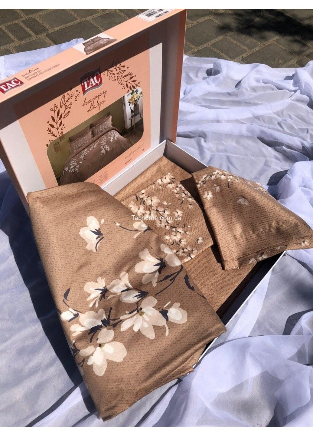 Комплект постельного белья Ronna Brown Евро Tac (259092535)