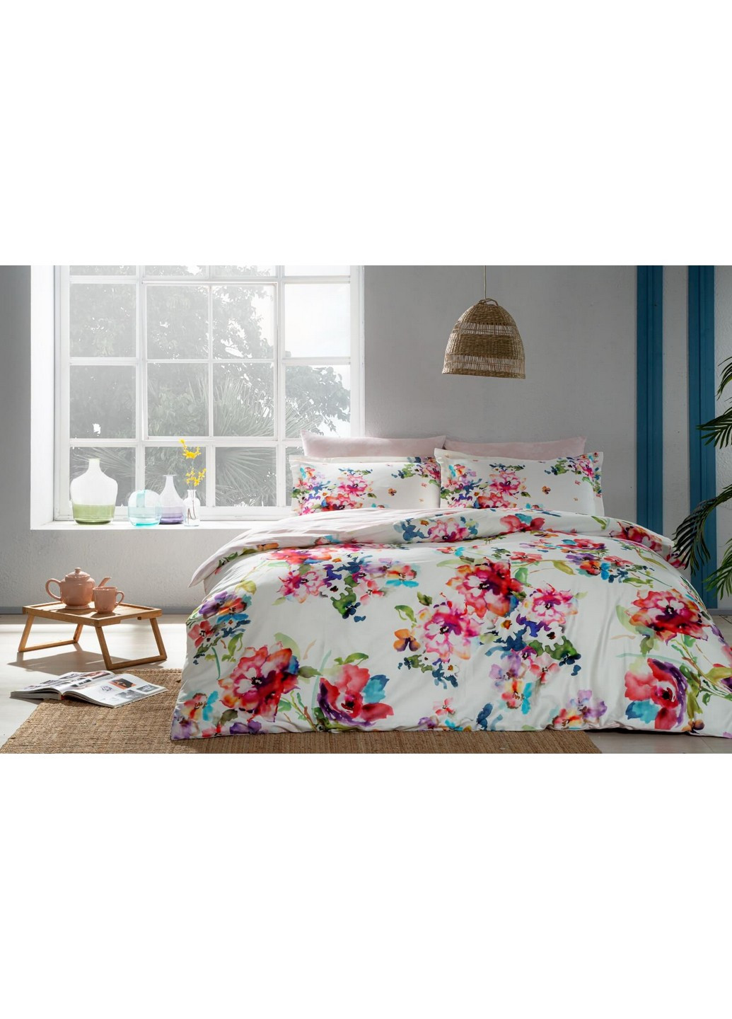 Комплект постельного белья Luton Pink Евро Tac (259092727)