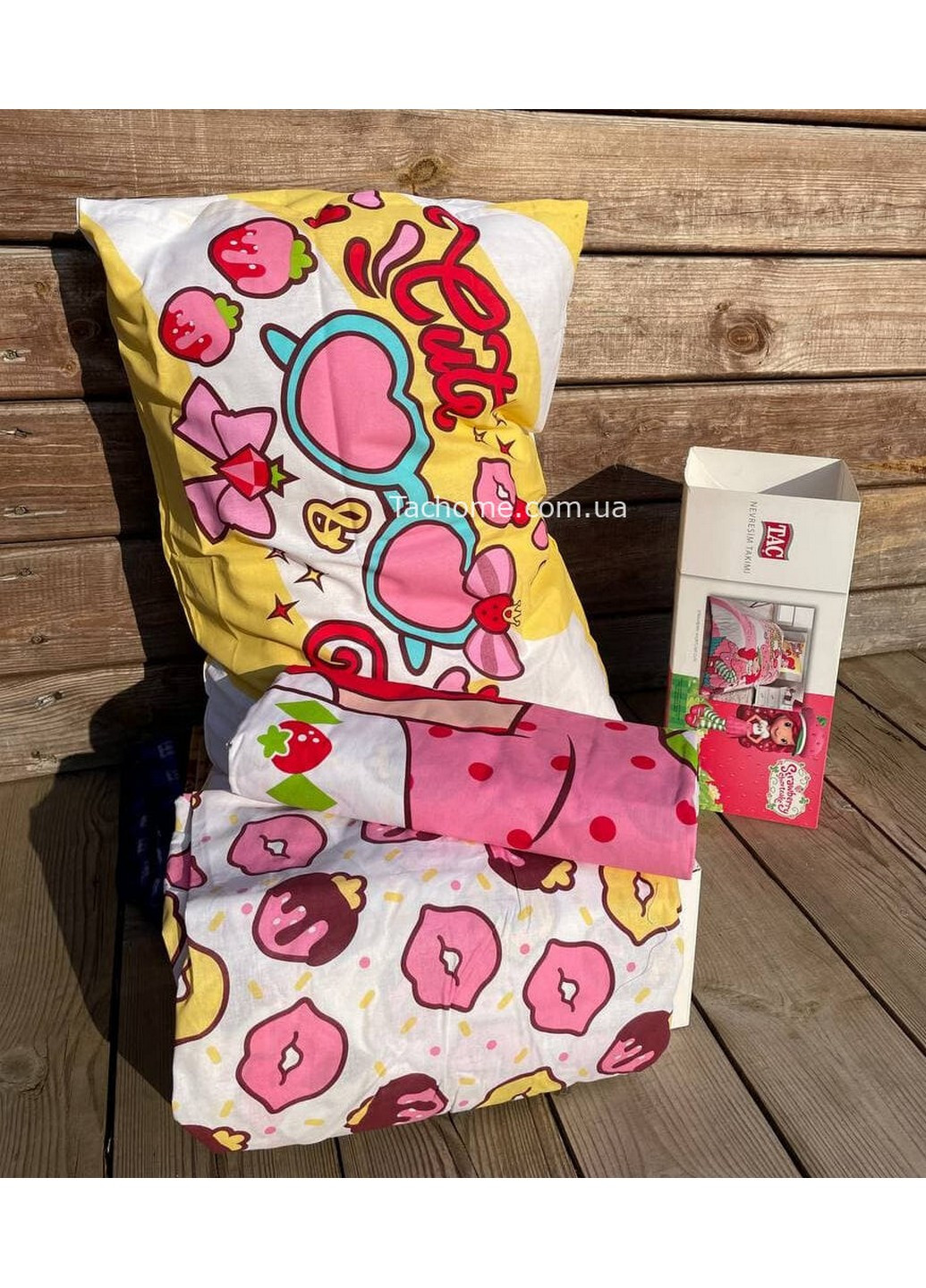 Комплект постільної білизни Disney Shortcake Cute Tac (259093630)