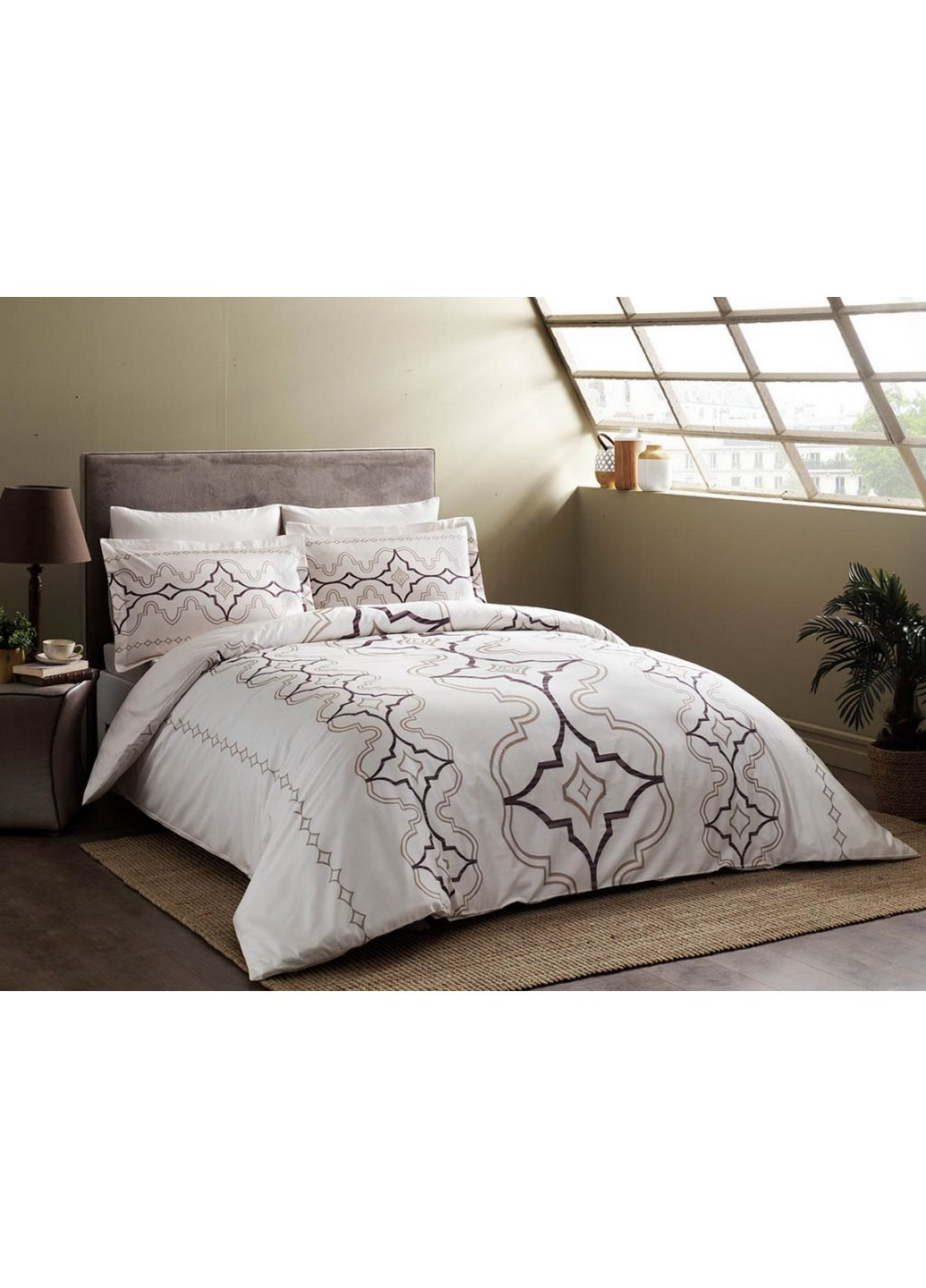 Комплект постільної білизни Ginza Murdum Євро Tac (259091693)