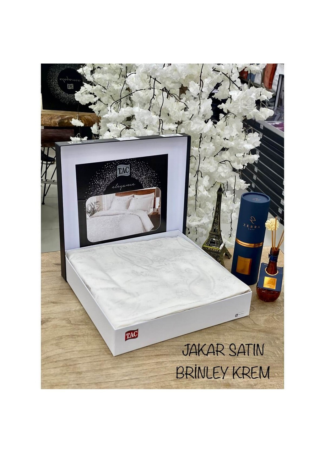 Комплект постільної білизни Brinley Cream Євро Tac (259091744)