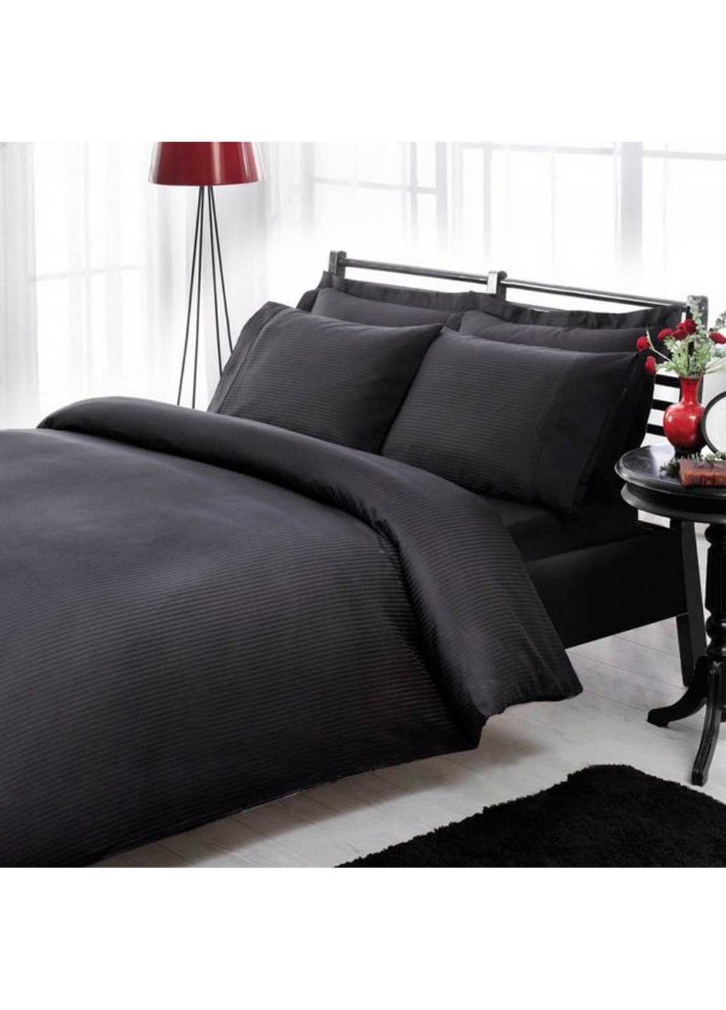 Комплект постельного белья Premium Basic Black Евро Tac (259092544)