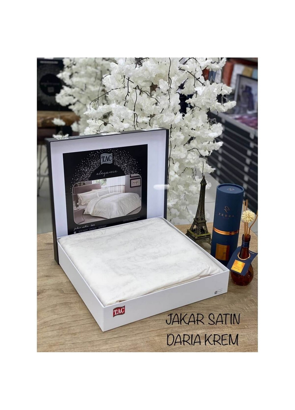 Комплект постільної білизни Daria Cream Tac (259091771)