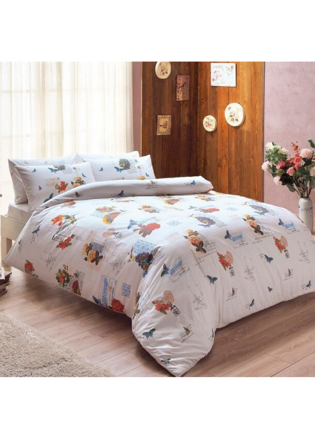 Комплект постільної білизни Lenny Red Євро Tac (259093560)