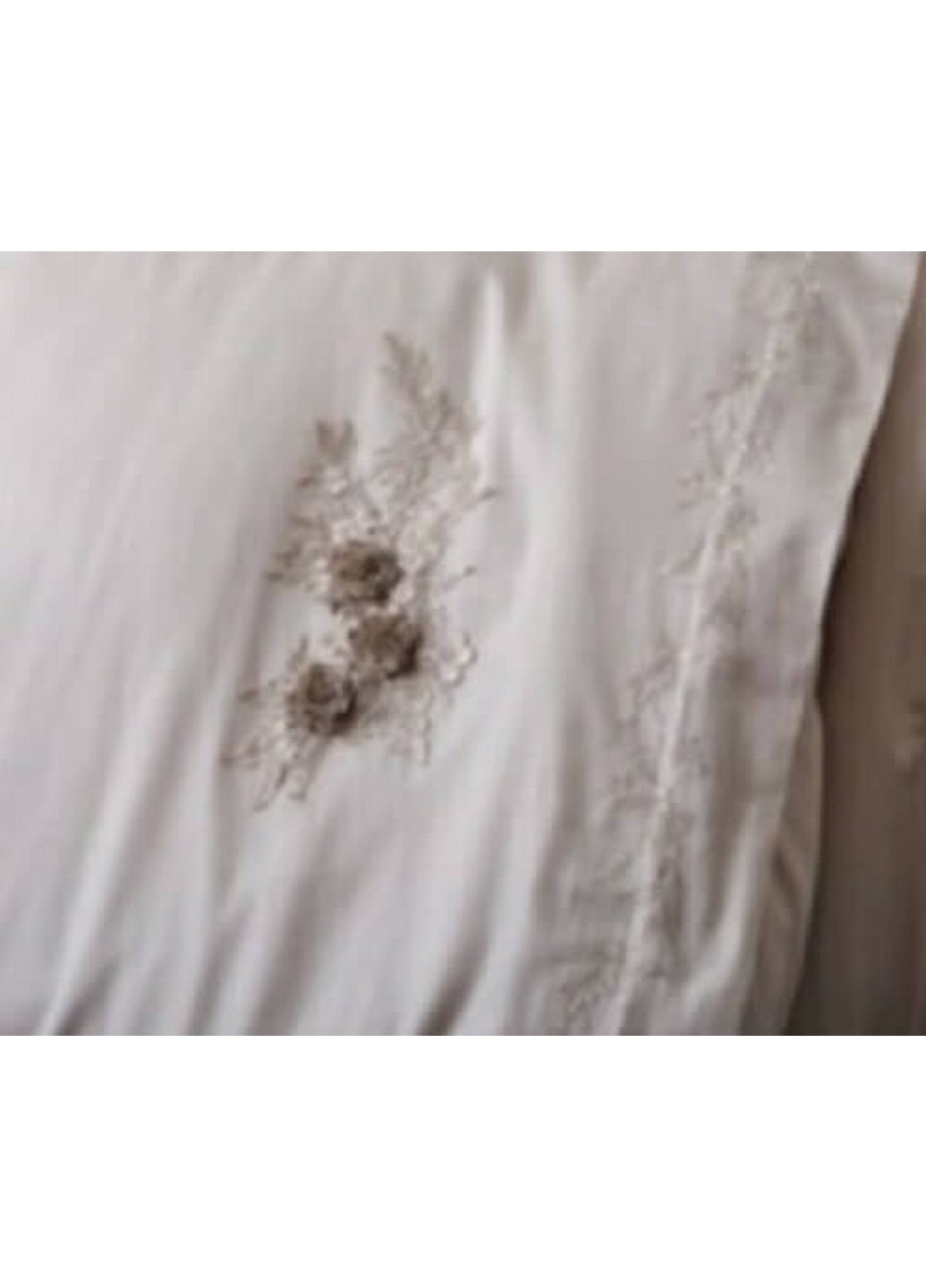 Комплект постельного белья Safir Beige с кружевом. Евро Dantela Vita (259091812)