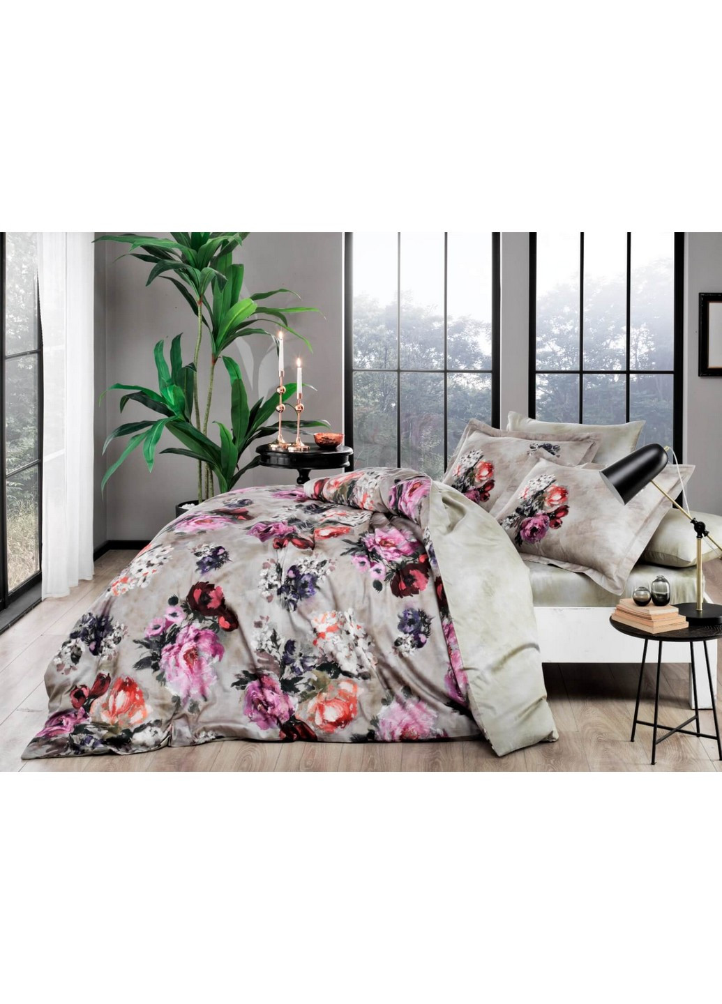 Комплект постельного белья Selva Beige Евро Tac (259091768)