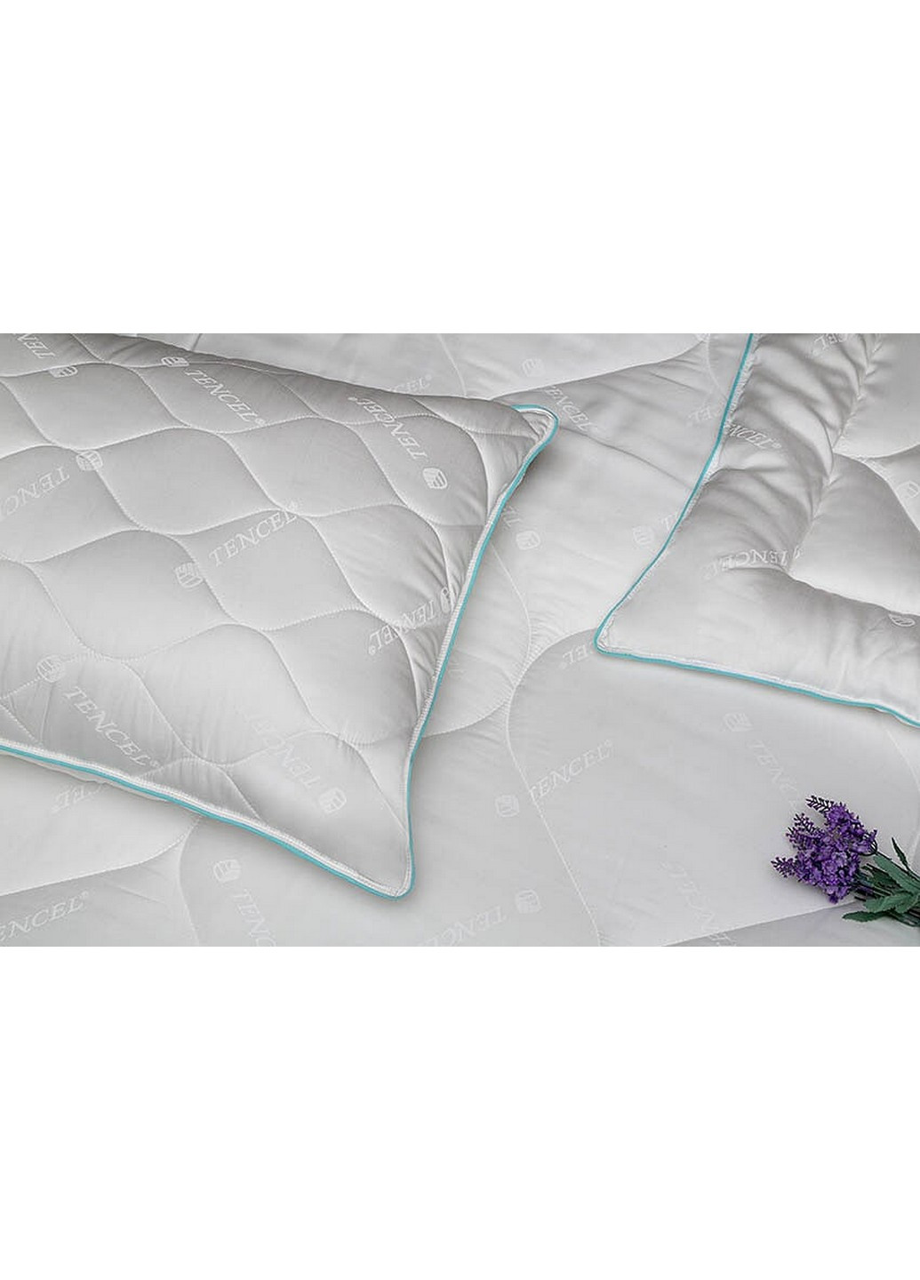 Ковдра мікрогелева Tencel двоспальна 195x215 см Tac (259091631)