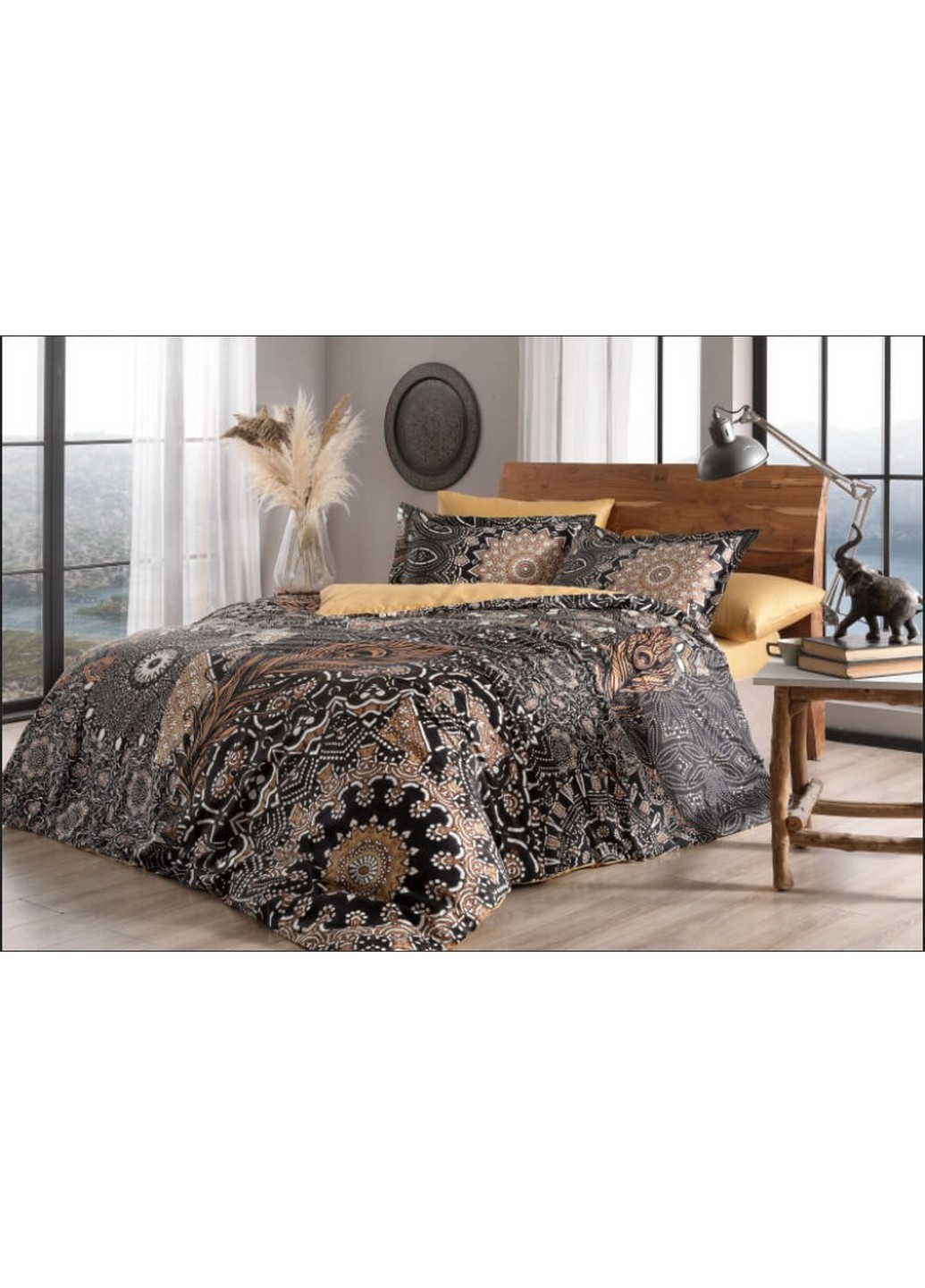 Комплект постельного белья Nelle Coffee Евро Tac (259090456)