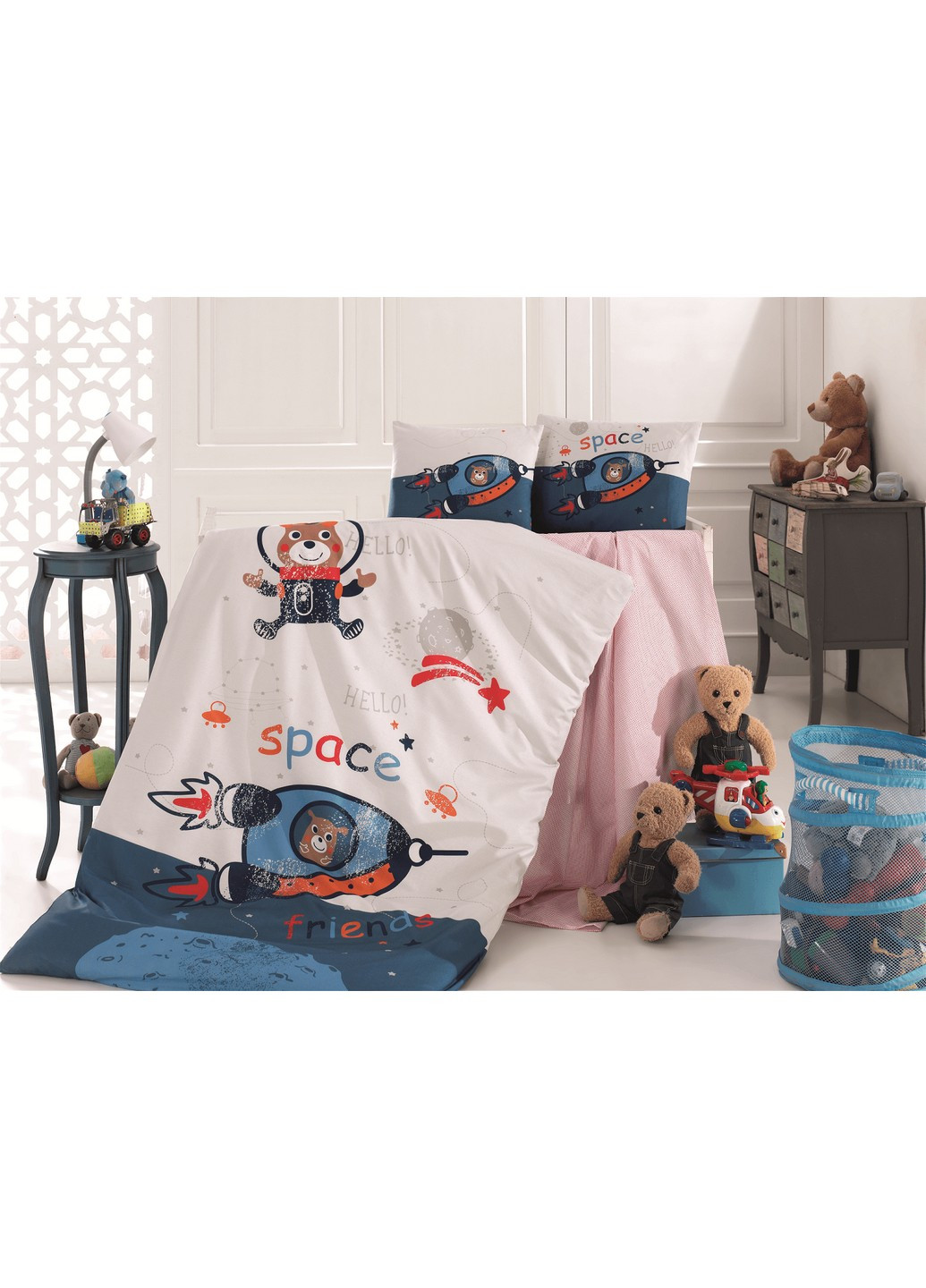 Комплект постільної білизни для малюків Space Дитячий No Brand (259092354)