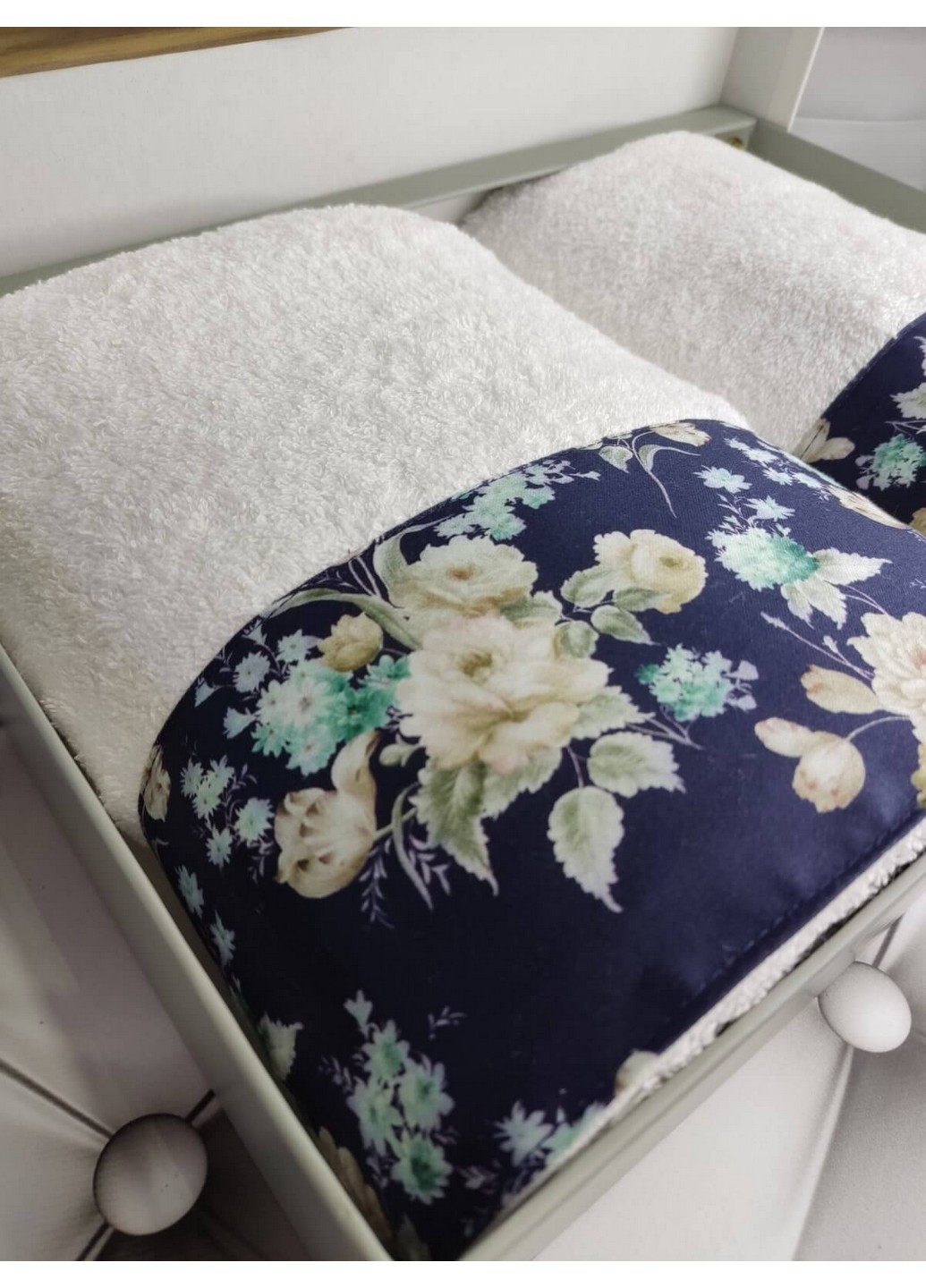 Подарочный набор полотенец для ванной Penelope 50х90 см + 70х140 см No Brand белый