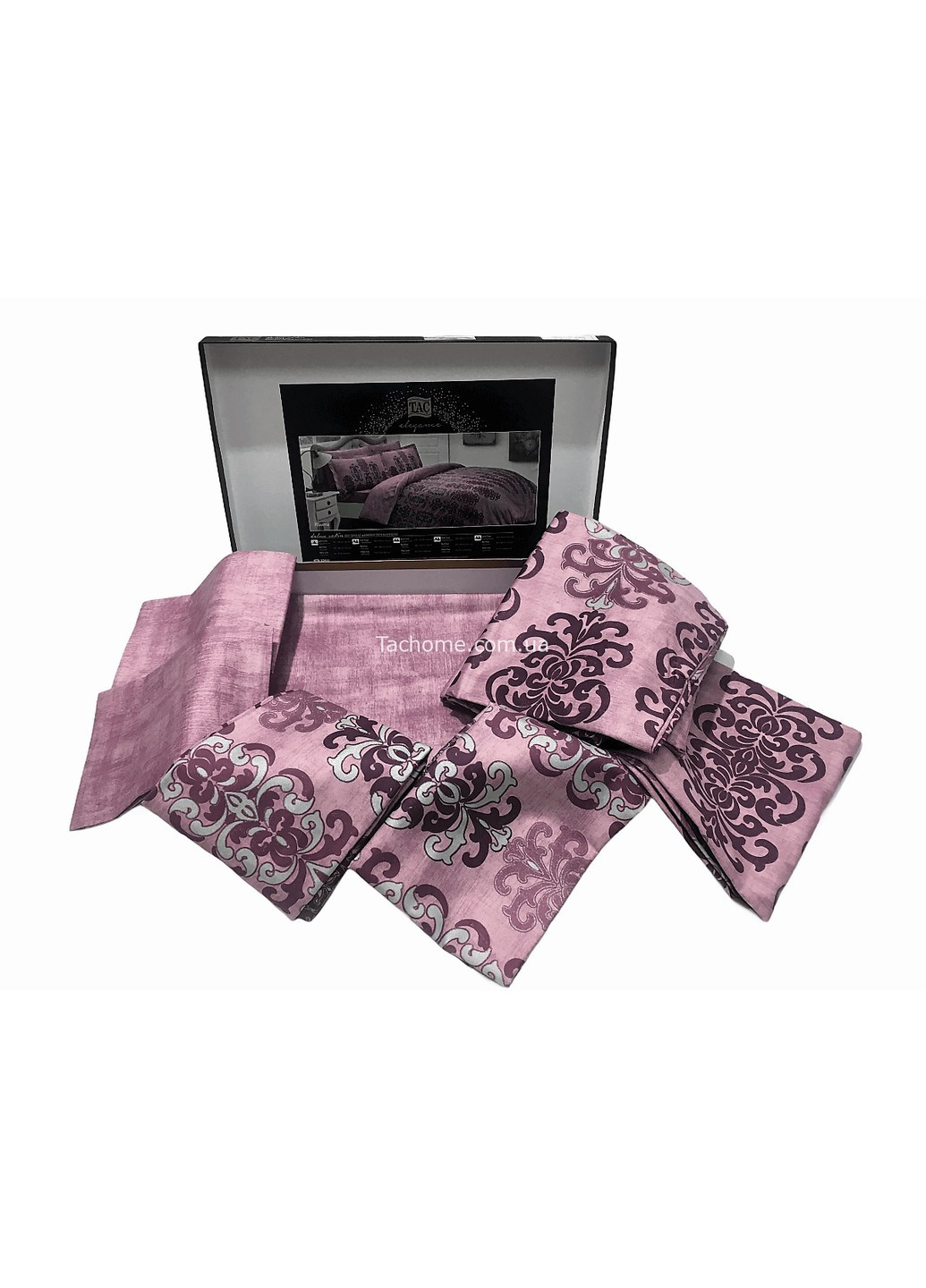 Комплект постільної білизни Rauma Bordo Євро Tac (259092468)