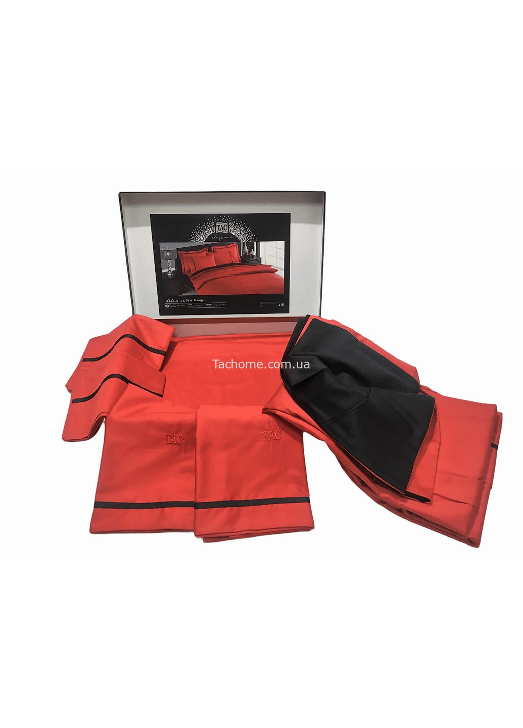 Комплект постельного белья Prestige Red Евро Tac (259090455)