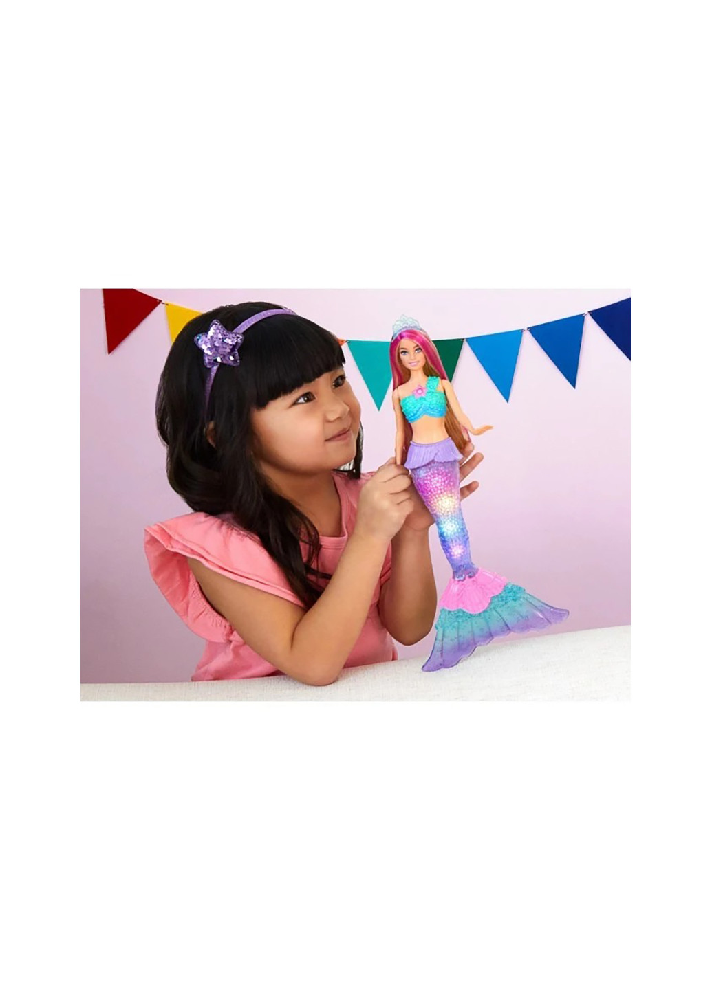 Кукла-русалка "Светящийся хвостик" серии Дримтопия HDJ36 Barbie (259109296)