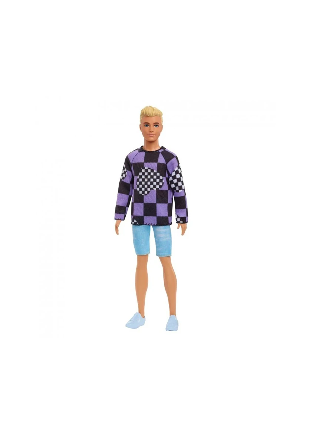 Кукла Кен "Модник" в свитере в клетку HBV25 Barbie (259109299)