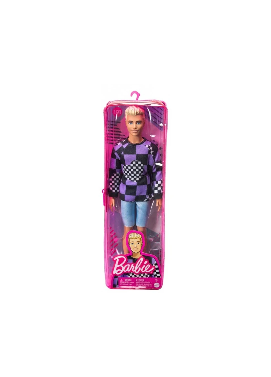 Кукла Кен "Модник" в свитере в клетку HBV25 Barbie (259109299)