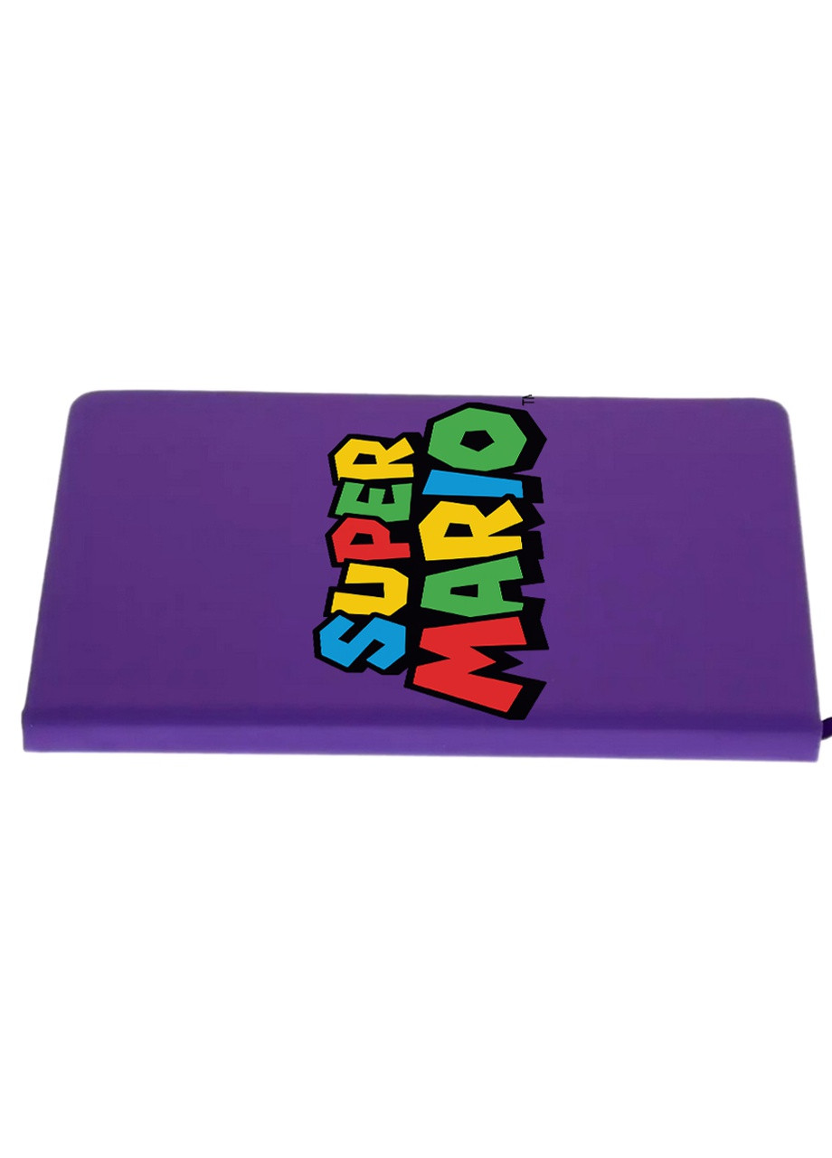 Блокнот А5 Супер Марио Фиолетовый (92288-4008-PU) MobiPrint (259113582)