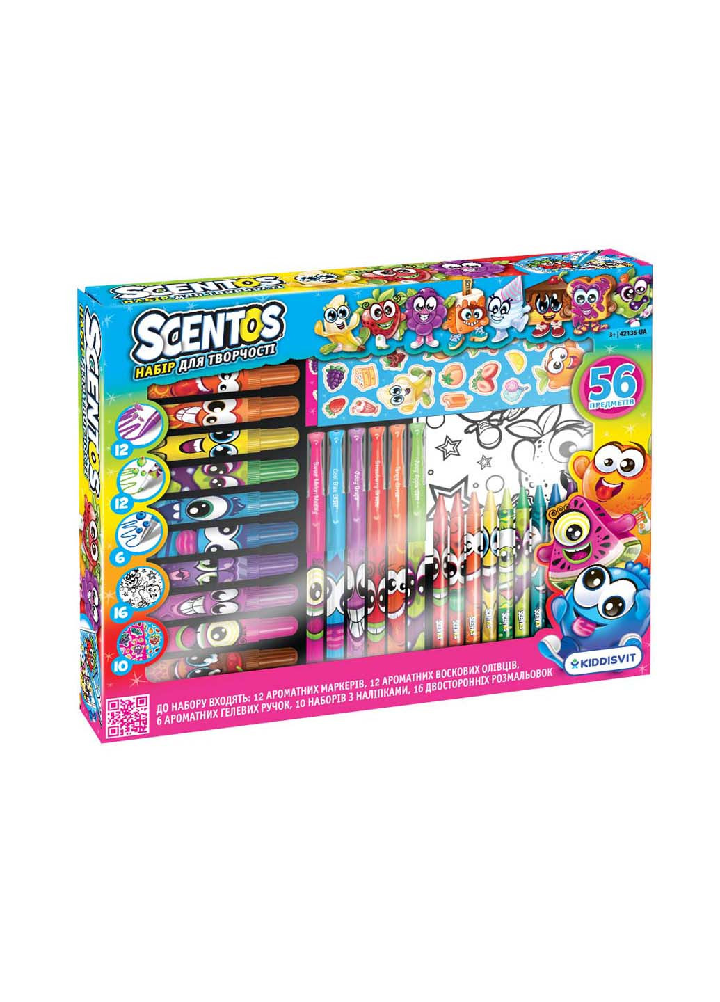 Ароматний Набір ігровий для творчості Ароматне асорті Scentos (259113457)