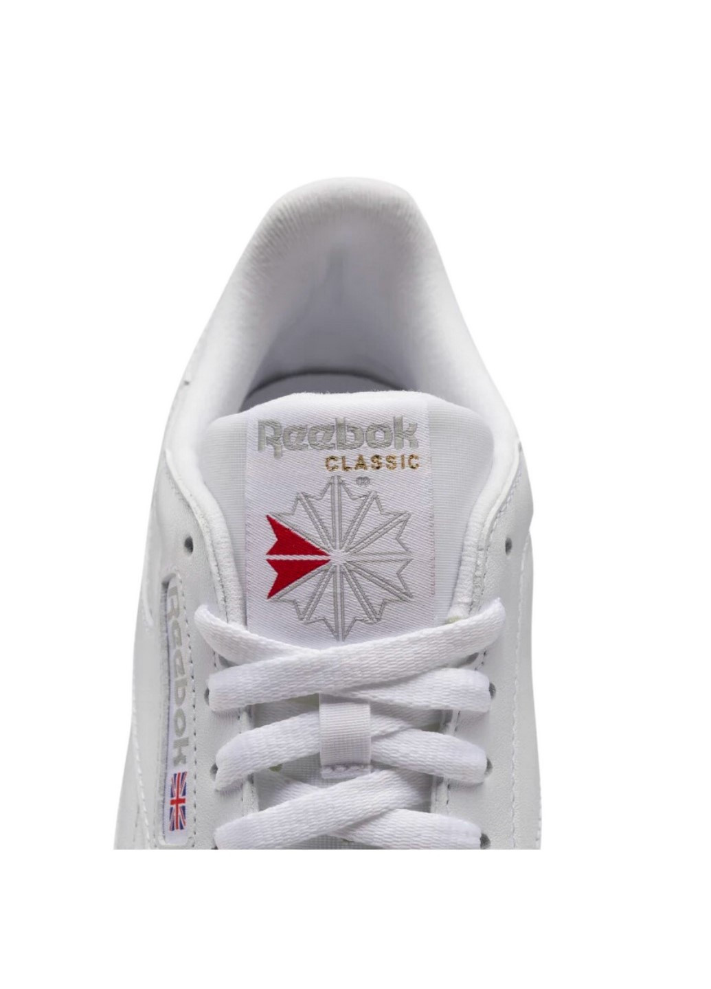 Белые демисезонные женские повседневные кроссовки classic leather w 49803 Reebok