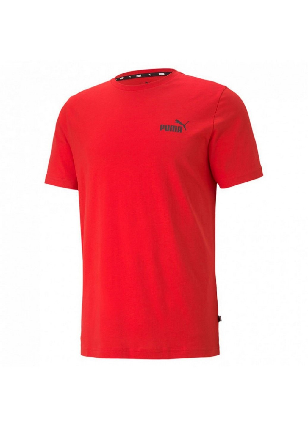 Красная мужская футболка ess small logo tee 58666811 Puma