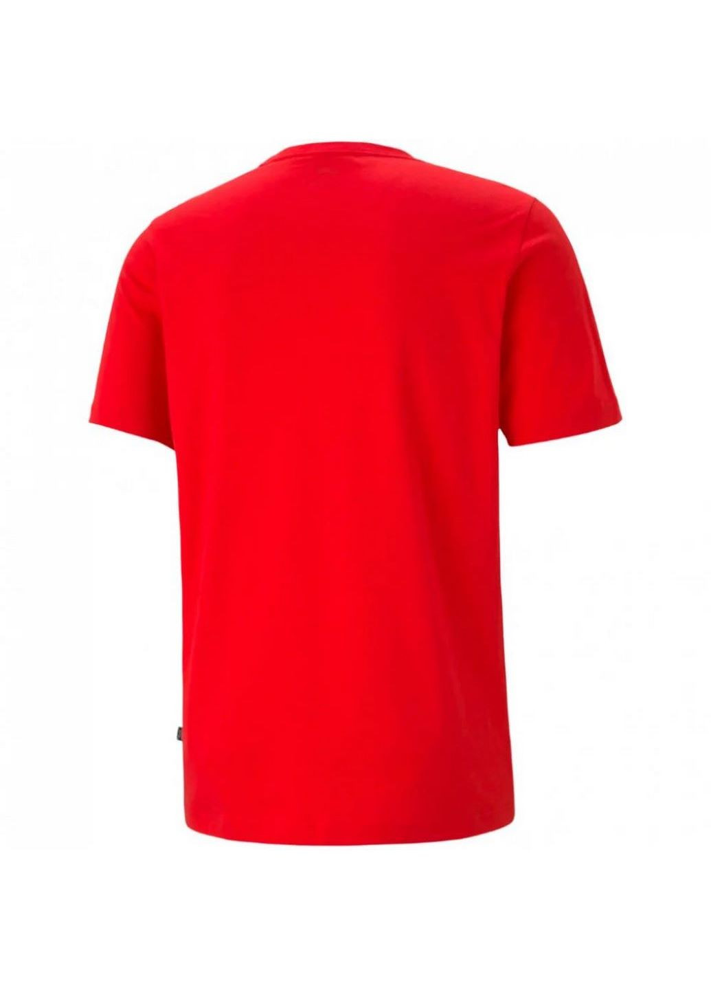 Червона чоловіча футболка ess small logo tee 58666811 Puma