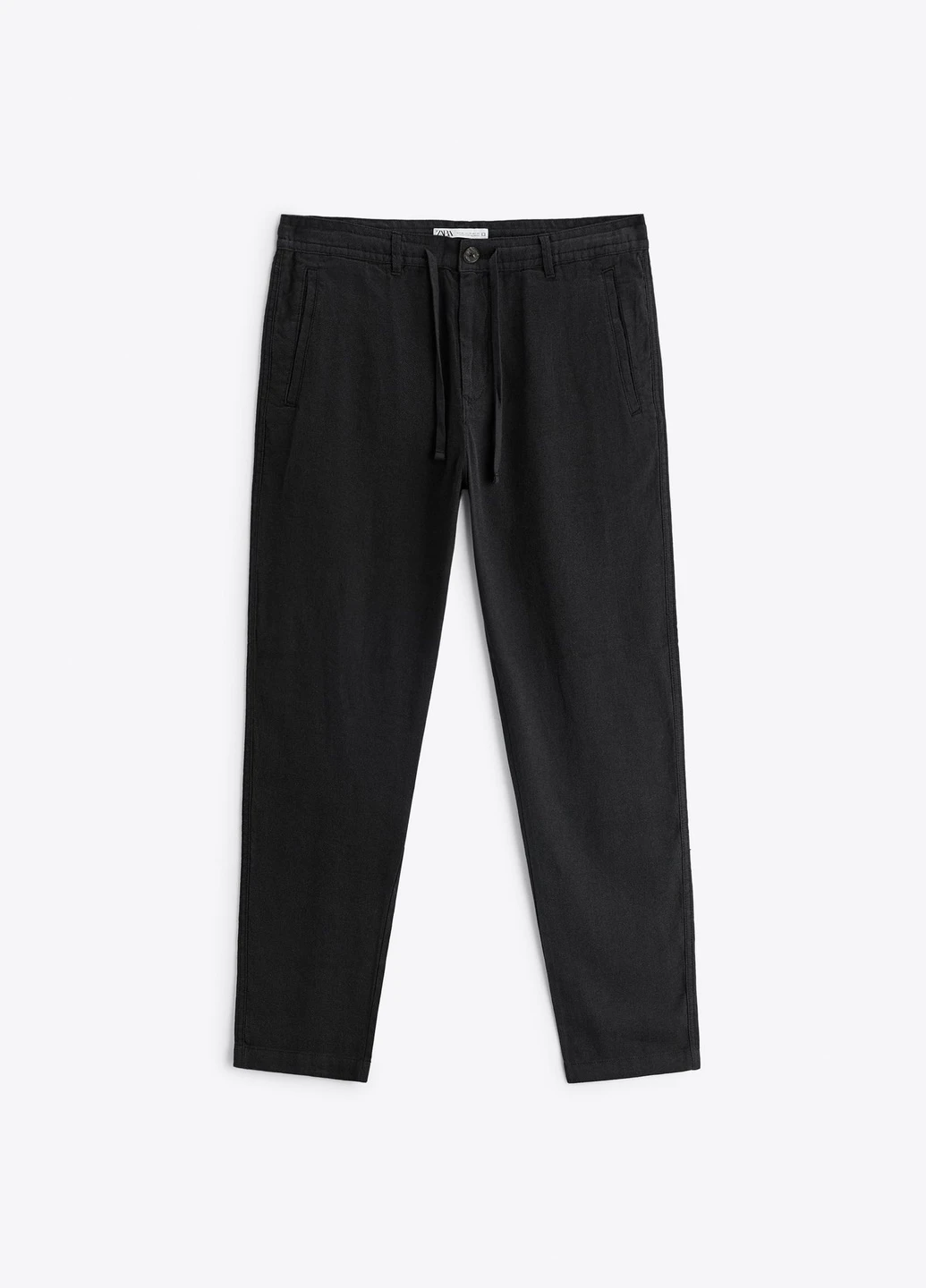 Черные повседневный демисезонные брюки Zara