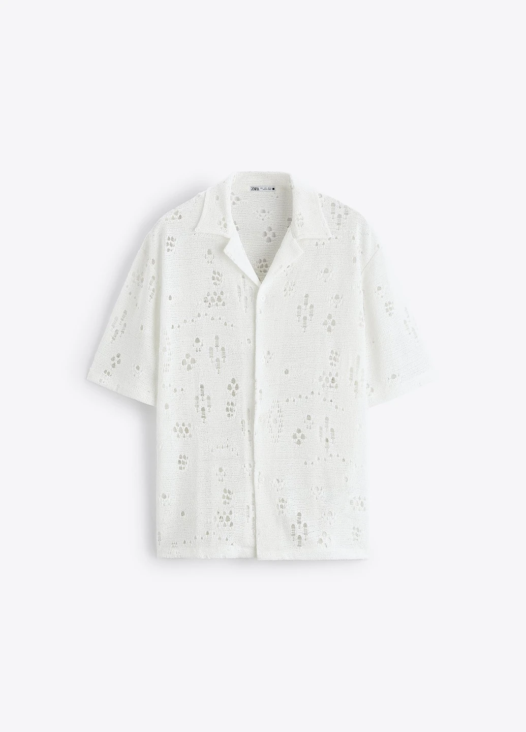 Белая праздничный рубашка Zara