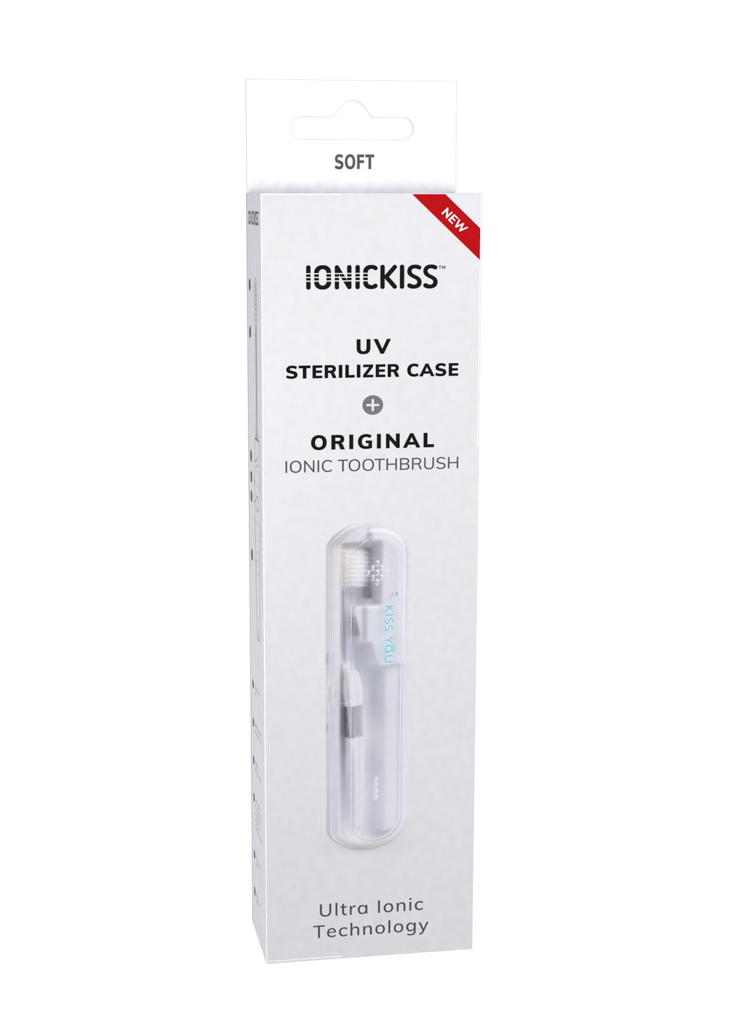 Іонна зубна щітка Soft М'яка+УФ санітайзер IONICKISS original (259165729)