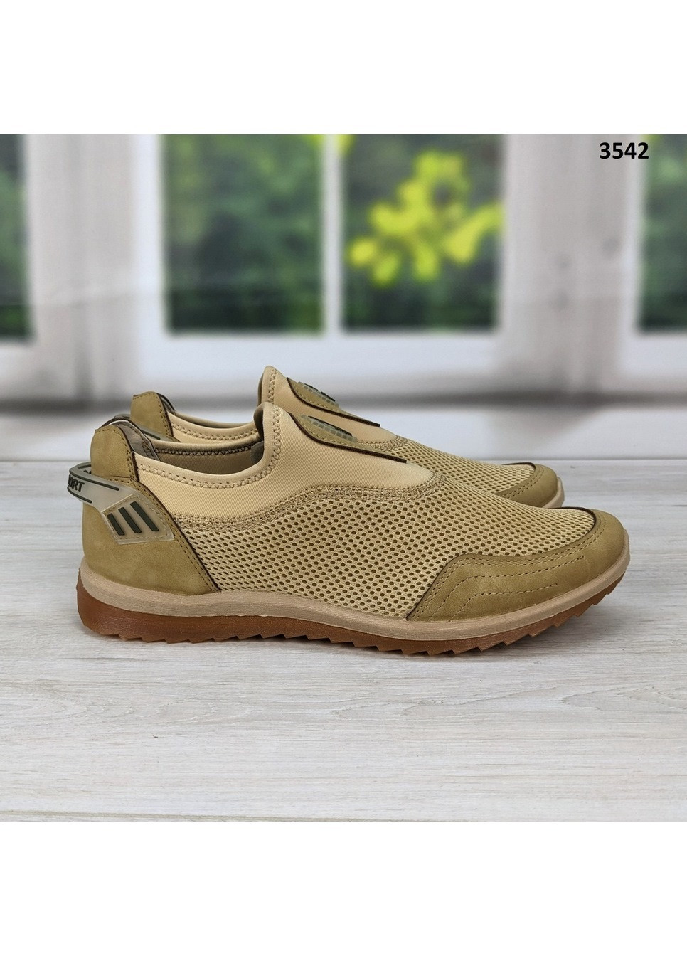 Пісочні Осінні чоловічі кросівки мокасини сітка Dago