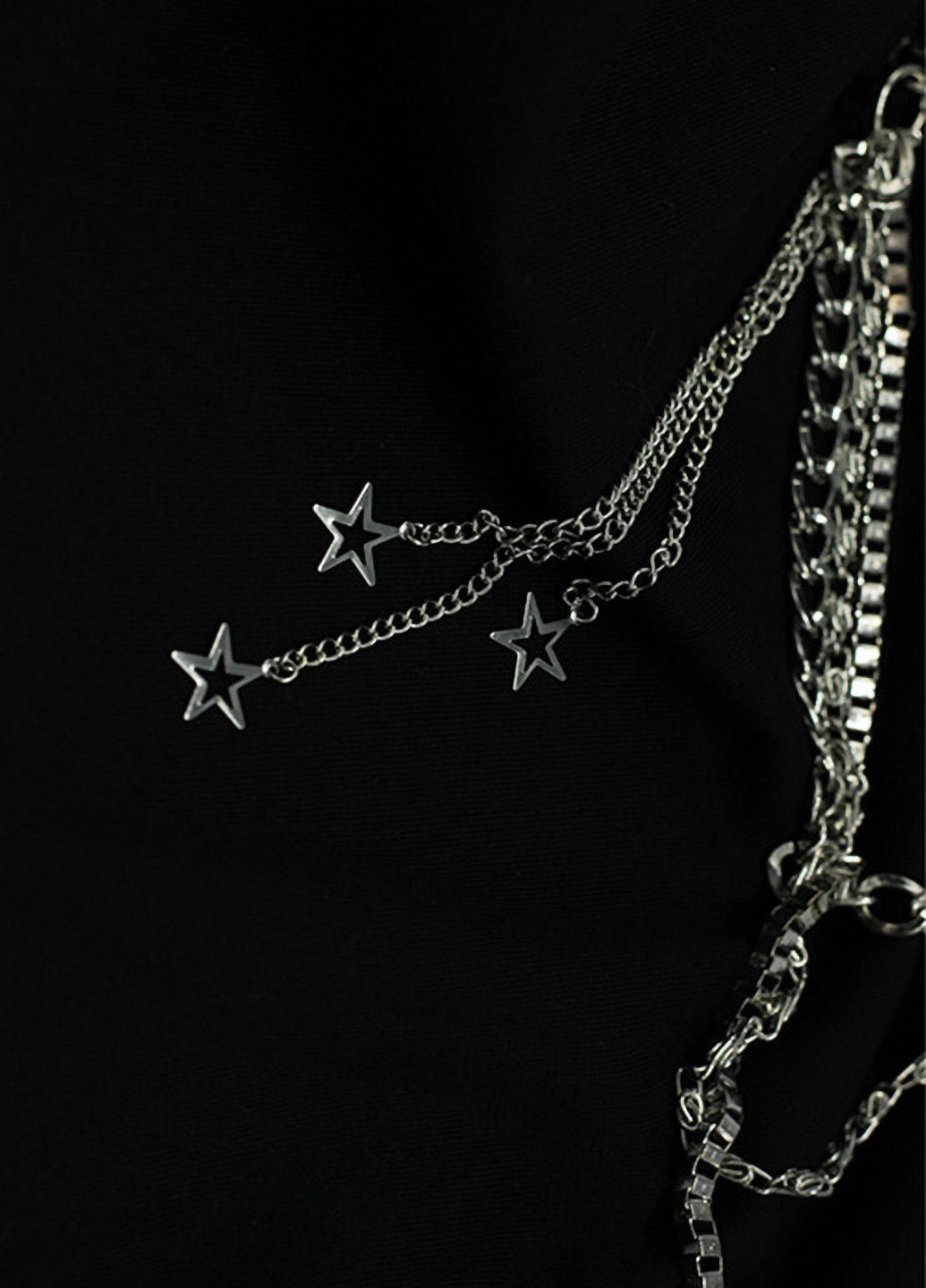 Ланцюжок із зірочками на ремінь спідницю джинси No Brand (259214619)
