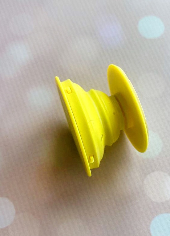 Тримач для смартфона / планшета попсокет Popsocket Жовтий :: Українка з солодощами (принт 174) Creative (259182998)