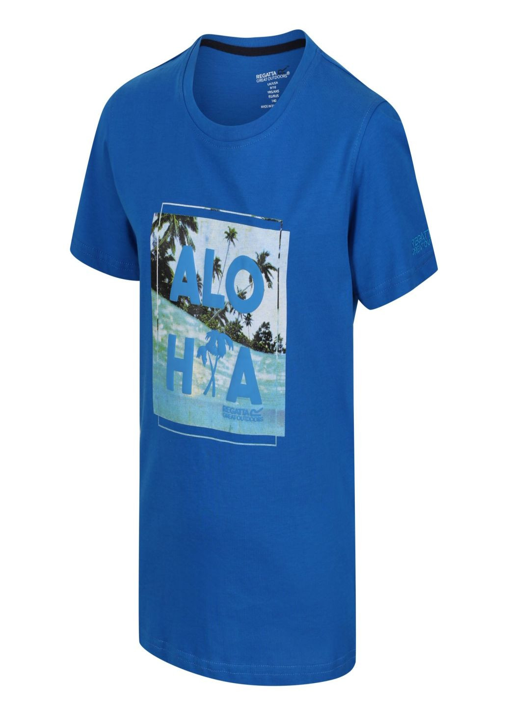 Блакитна літня футболка Regatta