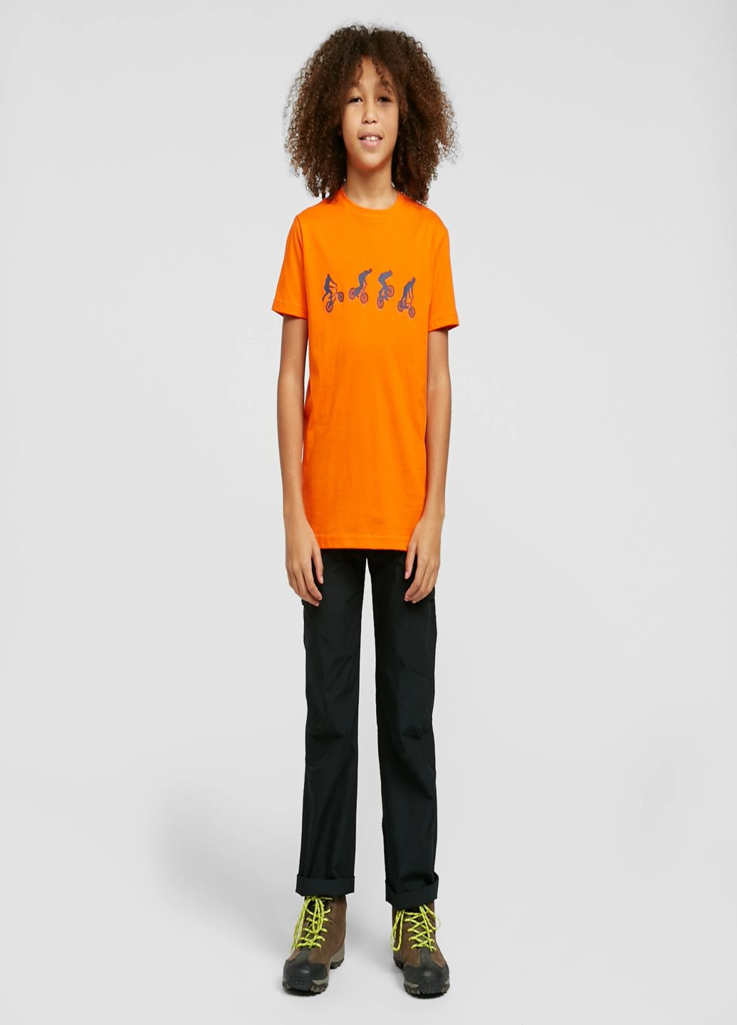 Оранжевая летняя футболка DARE2B